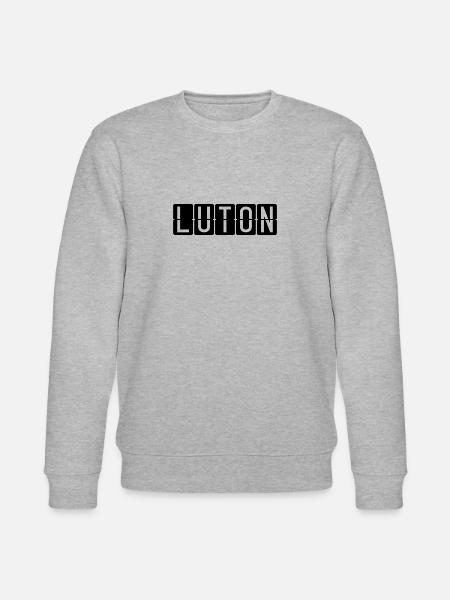 Luton Flughafentafel - Stanley/Stella Unisex Bio-Sweatshirt CHANGER  - Grau meliert