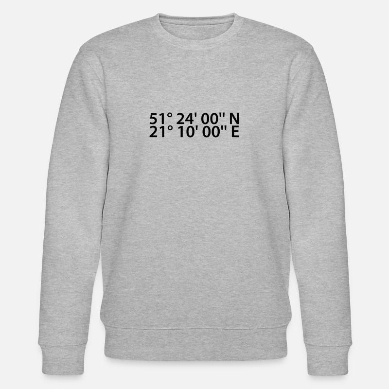 Radome coordinates - Stanley/Stella CHANGER Unisex Organic Sweatshirt - heather grey