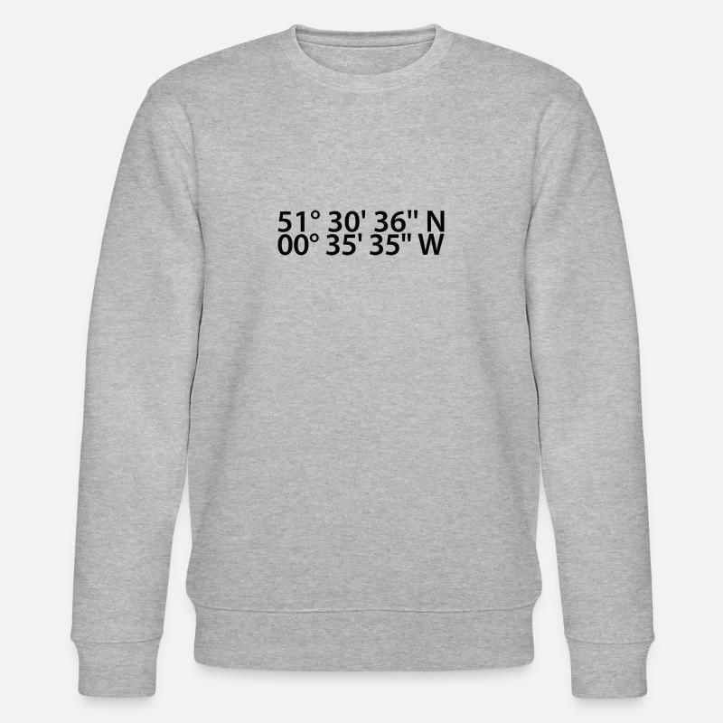 Coordonnées de Slough - Sweat bio CHANGER Stanley/Stella Unisexe - gris chiné