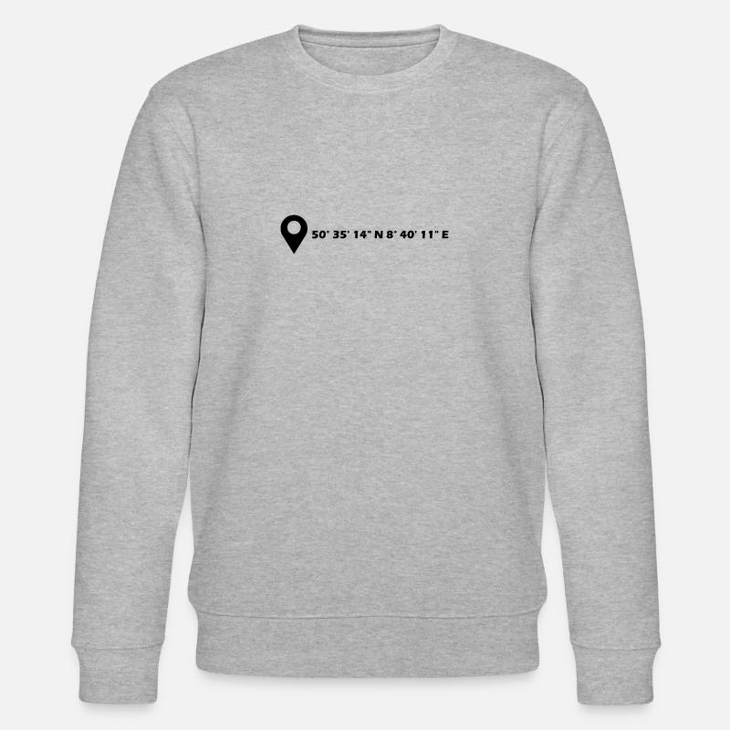 Coordonnées de coulée - Sweat bio CHANGER Stanley/Stella Unisexe - gris chiné