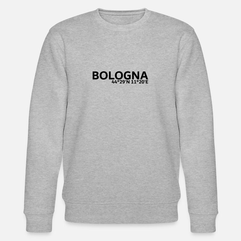 Coordonnées de Bologne - Sweat bio CHANGER Stanley/Stella Unisexe - gris chiné