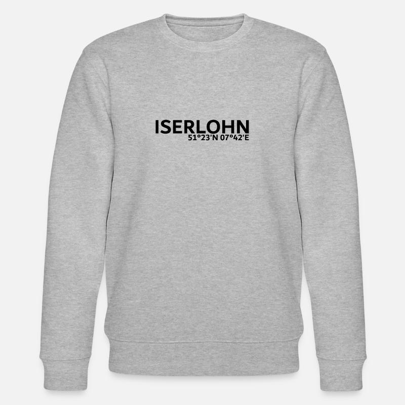 Coordonnées d’Iserlohn - Sweat bio CHANGER Stanley/Stella Unisexe - gris chiné