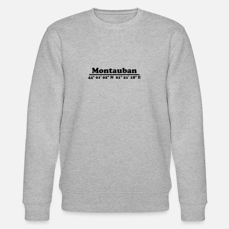 Montauban Coordinates - Stanley/Stella CHANGER Unisex Organic Sweatshirt - heather grey