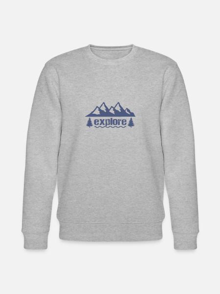 explore - Stanley/Stella Unisex Bio-Sweatshirt CHANGER  - Grau meliert