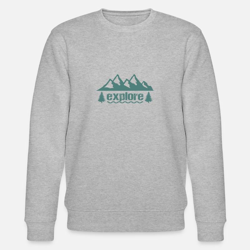 explore - Stanley/Stella Unisex Bio-Sweatshirt CHANGER  - Grau meliert