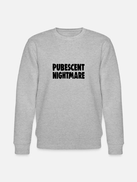 PUBESCENT NIGHTMARE - Stanley/Stella CHANGER Unisex Organic Sweatshirt - heather grey