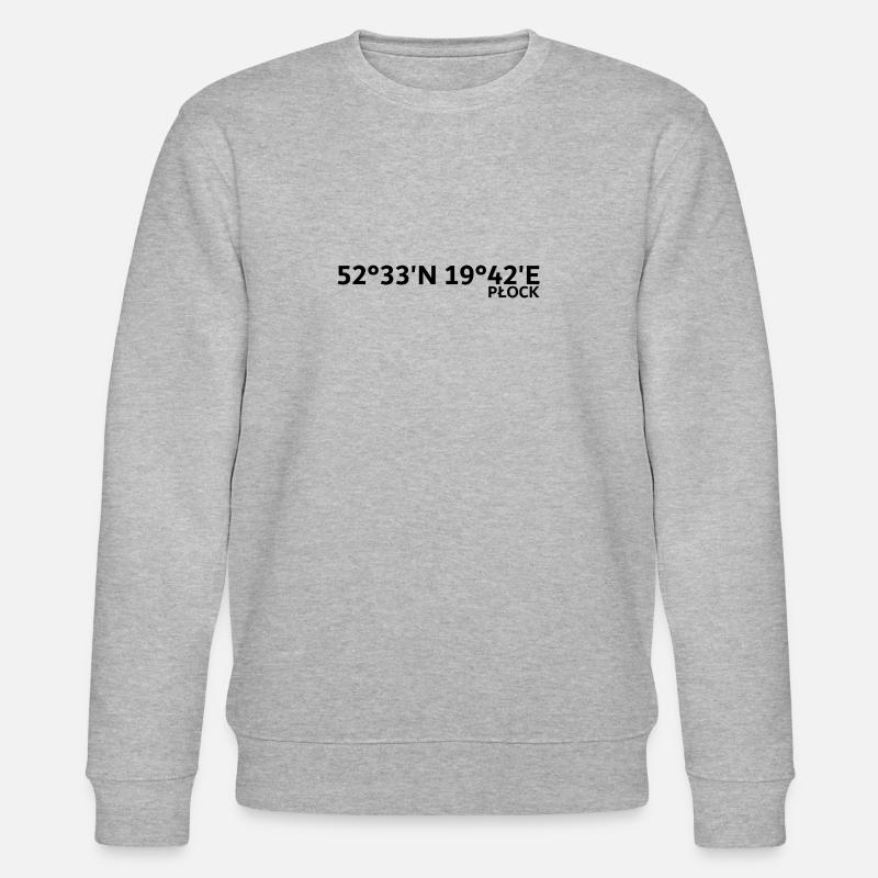Coordonnées de Płock - Sweat bio CHANGER Stanley/Stella Unisexe - gris chiné