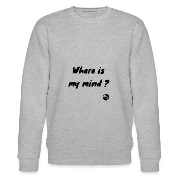 Wo ist mein Verstand? Pixies - Rock! - Stanley/Stella Unisex Bio-Sweatshirt CHANGER  - Grau meliert - Vorne - Nik (191cm) & Marisol (170cm)