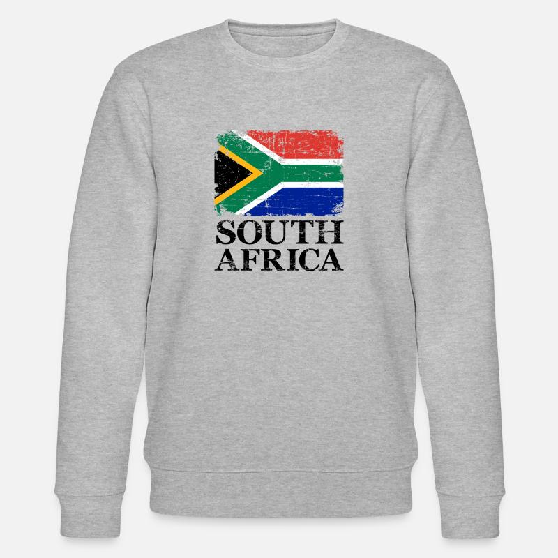 Südafrika - Stanley/Stella Unisex Bio-Sweatshirt CHANGER  - Grau meliert