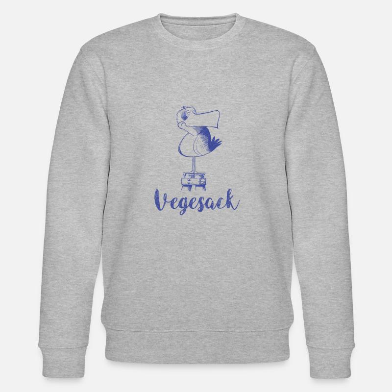 Vegesack Moewe - Stanley/Stella Unisex Bio-Sweatshirt CHANGER  - Grau meliert
