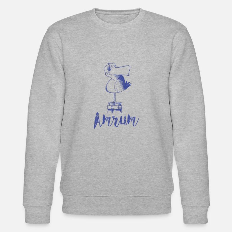 Amrum Moewe - Stanley/Stella Unisex Bio-Sweatshirt CHANGER  - Grau meliert