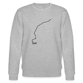 Isar - Stanley/Stella Unisex Bio-Sweatshirt CHANGER  - Grau meliert - Vorne - Nik (191cm) & Marisol (170cm)