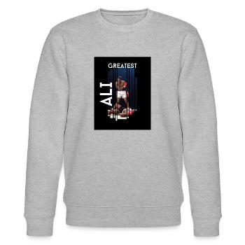 Greatest Collection - Ali One - Stanley/Stella CHANGER Unisex Organic Sweatshirt - heather grey - Front - Nik (191cm) & Marisol (170cm)