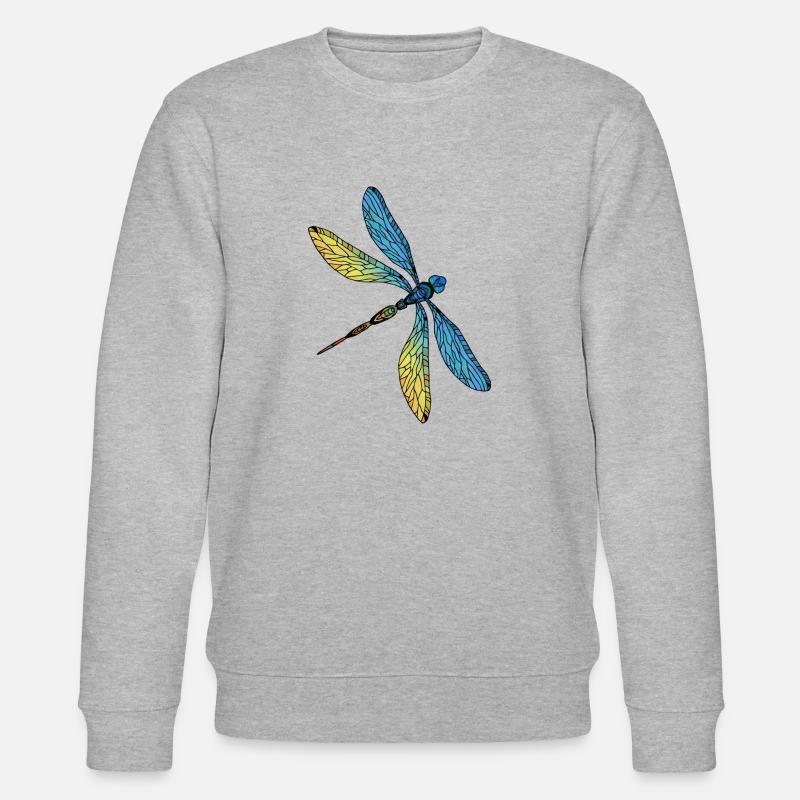 Libellule - Sweat bio CHANGER Stanley/Stella Unisexe - gris chiné