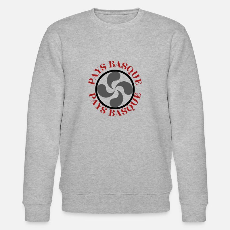 BASKENLAND - Stanley/Stella Unisex Bio-Sweatshirt CHANGER  - Grau meliert