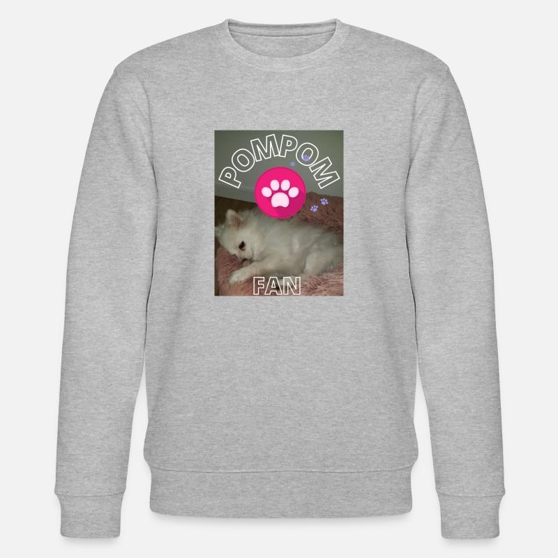 Pom Pom 1 - Stanley/Stella Unisex Bio-Sweatshirt CHANGER  - Grau meliert