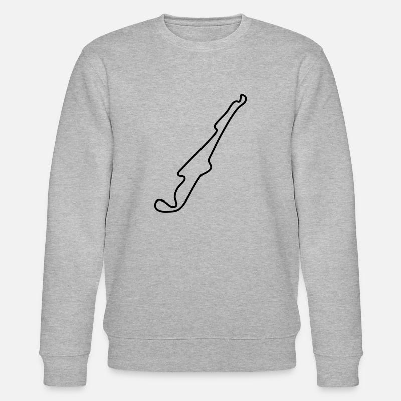 Frankreich Rennstrecke - Stanley/Stella Unisex Bio-Sweatshirt CHANGER - Grau meliert
