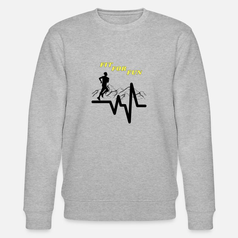 Jogging - Stanley/Stella Unisex Bio-Sweatshirt CHANGER  - Grau meliert