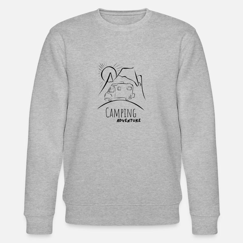 Camping Adventure - Stanley/Stella Unisex Bio-Sweatshirt CHANGER  - Grau meliert