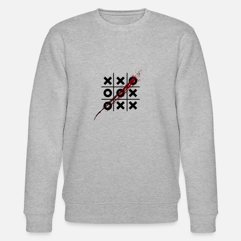 Tic Tac Toe - Sweat bio CHANGER Stanley/Stella Unisexe - gris chiné