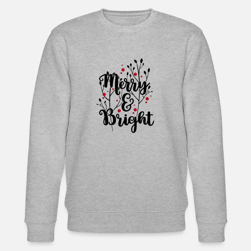 Joyeux et lumineux - Sweat bio CHANGER Stanley/Stella Unisexe - gris chiné