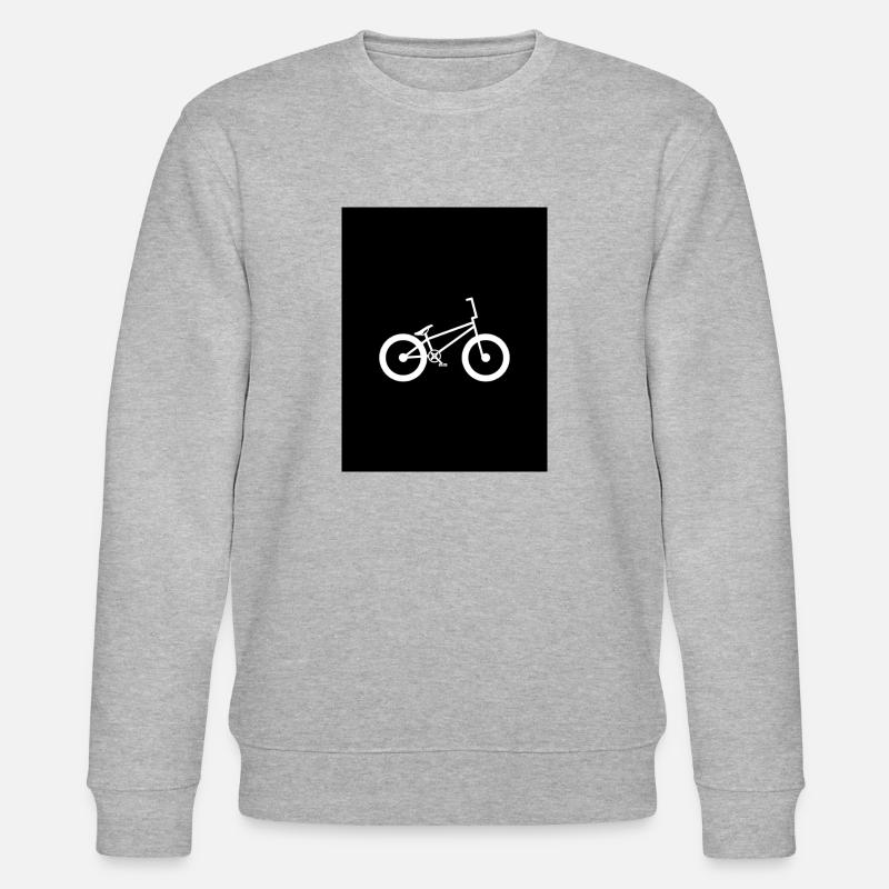 BMX Weiss - Stanley/Stella Unisex Bio-Sweatshirt CHANGER  - Grau meliert