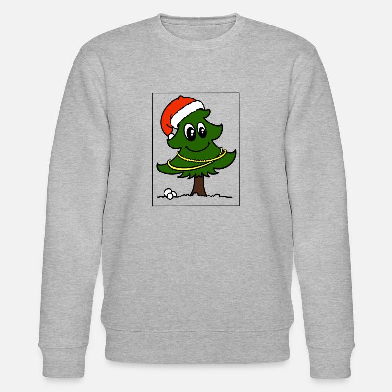 Weihnachtsbaum - Stanley/Stella Unisex Bio-Sweatshirt CHANGER  - Grau meliert