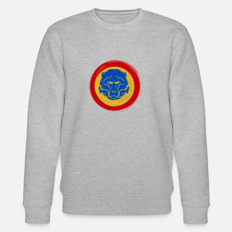 Monkey#2 - Stanley/Stella Unisex Bio-Sweatshirt CHANGER  - Grau meliert