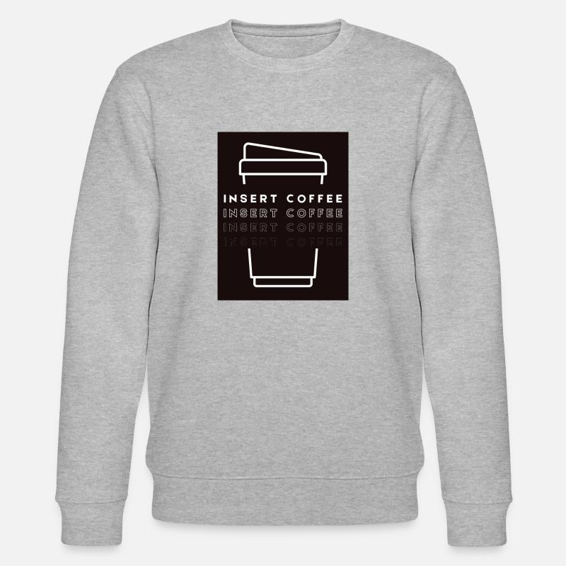 Insert Coffee Cup 2 LWPWBST - Stanley/Stella Unisex Bio-Sweatshirt CHANGER  - Grau meliert