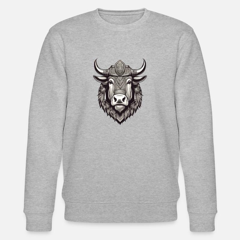 Yak-Rüstung - Stanley/Stella Unisex Bio-Sweatshirt CHANGER  - Grau meliert