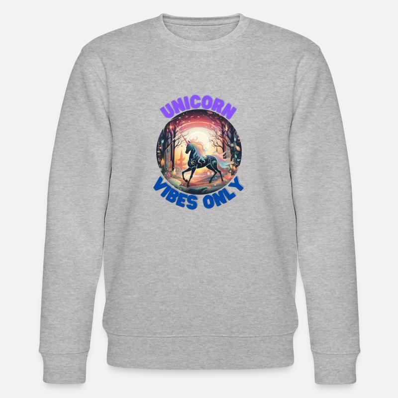 Unicorn6 - Stanley/Stella Unisex Bio-Sweatshirt CHANGER  - Grau meliert