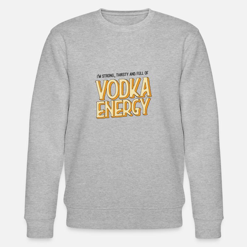 Alcool de soleil d'été - Sweat bio CHANGER Stanley/Stella Unisexe - gris chiné