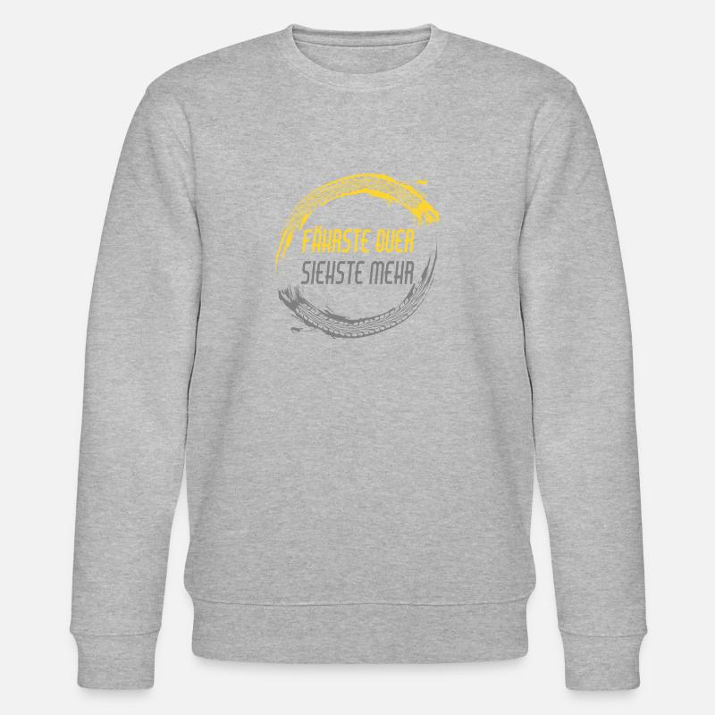 faehste quer tyre - Stanley/Stella CHANGER Unisex Organic Sweatshirt - heather grey