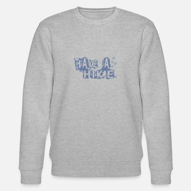 TAKE A HIKE - Stanley/Stella Unisex Bio-Sweatshirt CHANGER  - Grau meliert