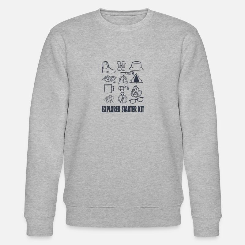 EXPLORER STARTER KIT - Stanley/Stella CHANGER Unisex Organic Sweatshirt - heather grey