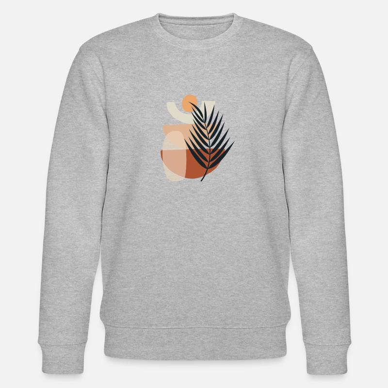 Minimalistic Boho Style - Stanley/Stella Unisex Bio-Sweatshirt CHANGER  - Grau meliert