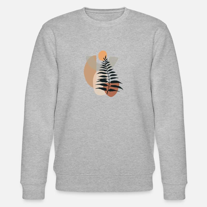 Minimalistic Boho Style - Stanley/Stella Unisex Bio-Sweatshirt CHANGER  - Grau meliert