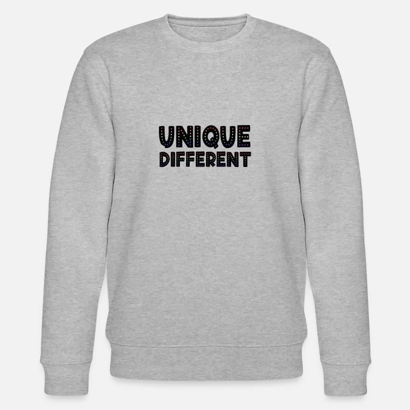 UNIQUE DIFFERENT - Stanley/Stella CHANGER Unisex Organic Sweatshirt - heather grey