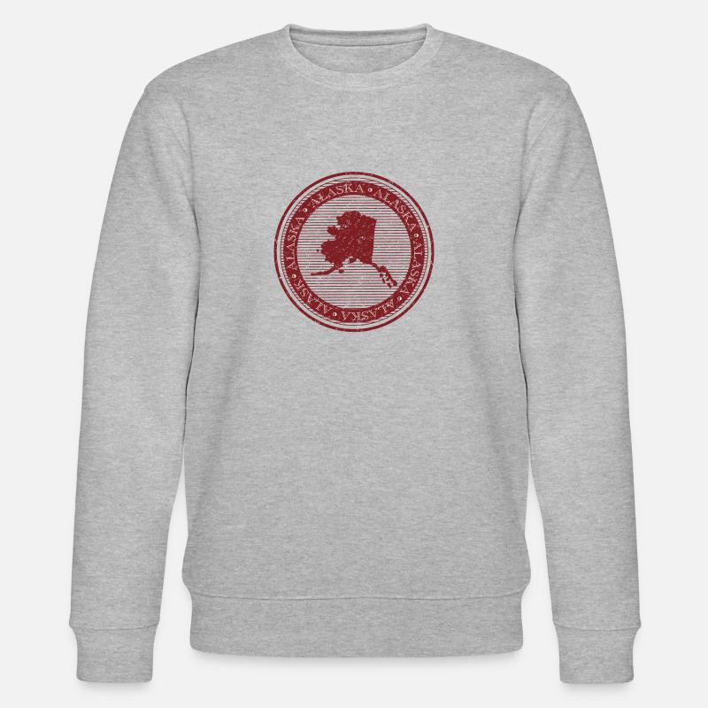 ALASKA - Stanley/Stella Unisex Bio-Sweatshirt CHANGER  - Grau meliert