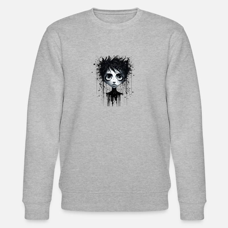 Das andere Gesicht - Stanley/Stella Unisex Bio-Sweatshirt CHANGER  - Grau meliert
