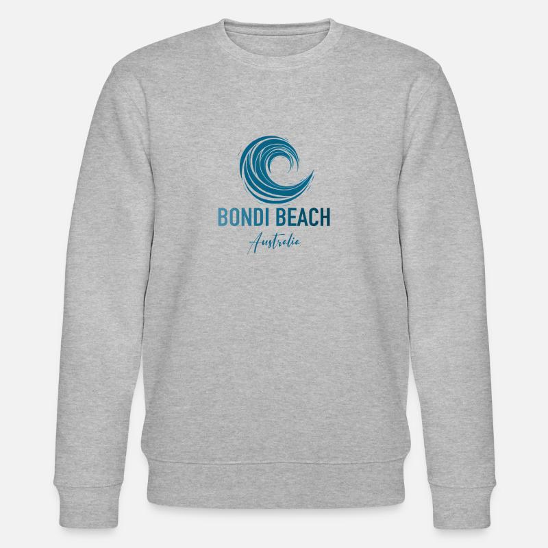 Bondi Beach Australia - Stanley/Stella Unisex Bio-Sweatshirt CHANGER  - Grau meliert