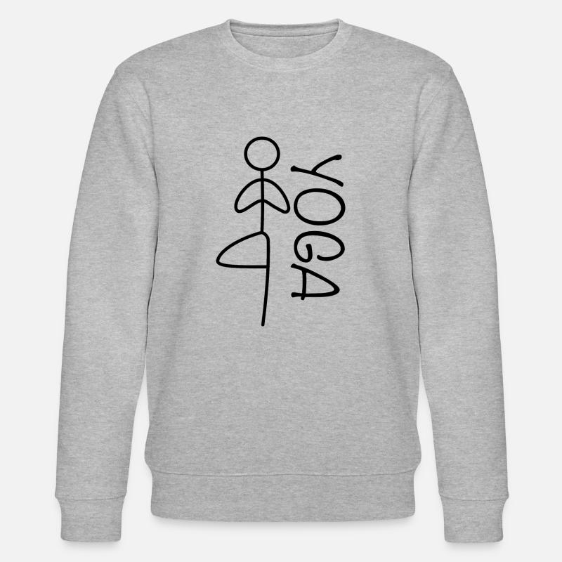 Yoga - Stanley/Stella Unisex Bio-Sweatshirt CHANGER - Grau meliert