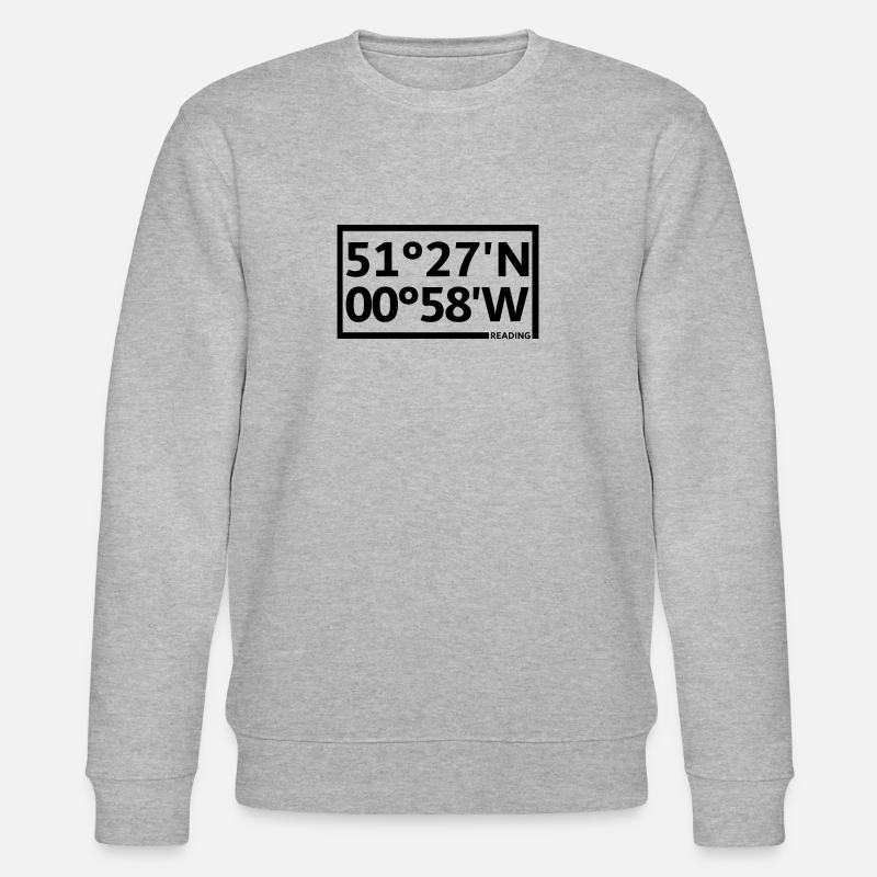 Coordonnées de lecture - Sweat bio CHANGER Stanley/Stella Unisexe - gris chiné