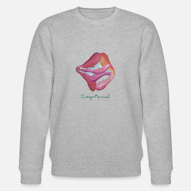 bisous - Sweat bio CHANGER Stanley/Stella Unisexe - gris chiné