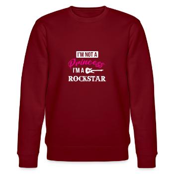 Musique rock - Sweat bio CHANGER Stanley/Stella Unisexe - bordeaux - Devant - Nik (191cm) & Marisol (170cm)