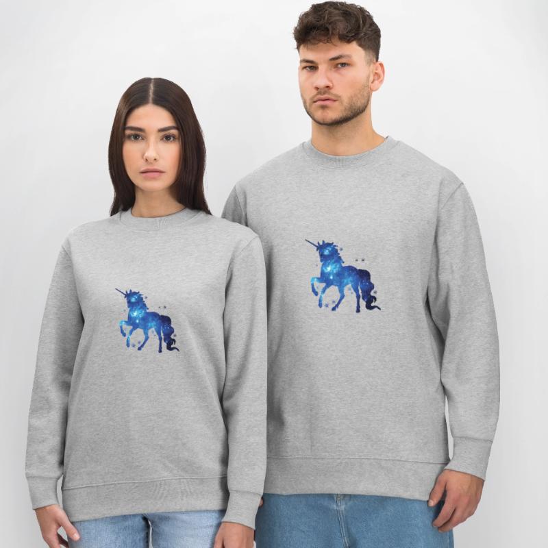 Einhorn Einhorn Einhorn Geschenk Geschenkidee Stanley/Stella Unisex Bio-Sweatshirt CHANGER 