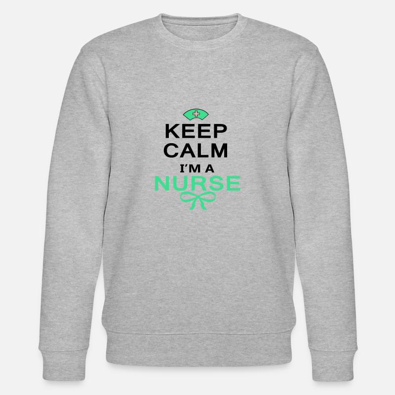 Krankenschwester - Stanley/Stella Unisex Bio-Sweatshirt CHANGER  - Grau meliert