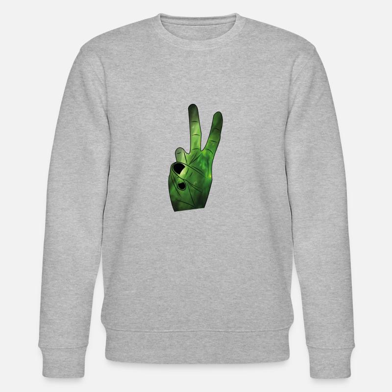 signe de la paix - Sweat bio CHANGER Stanley/Stella Unisexe - gris chiné