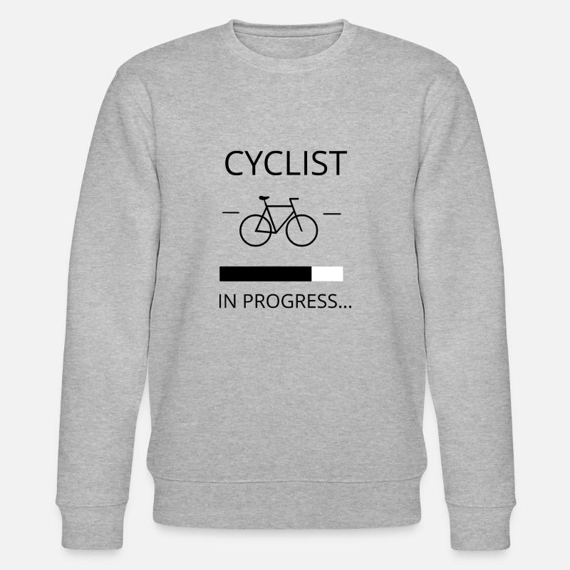 CYCLIST IN PROGRESS - Stanley/Stella Unisex Bio-Sweatshirt CHANGER  - Grau meliert