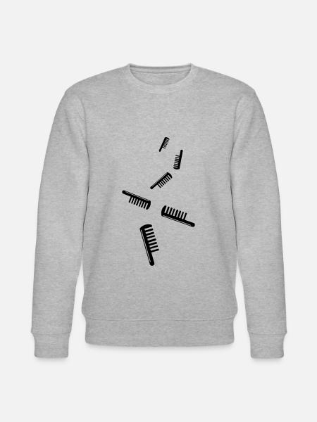 Kamm Friseur icon - Stanley/Stella Unisex Bio-Sweatshirt CHANGER  - Grau meliert
